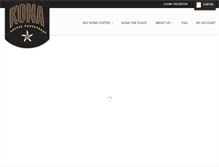 Tablet Screenshot of konacoffeepurveyors.com